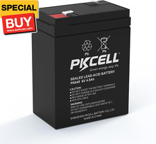 6 Volt 4.5Ah Rechargeable Sealed Lead Acid Battery, SLA Replacement Batteries F