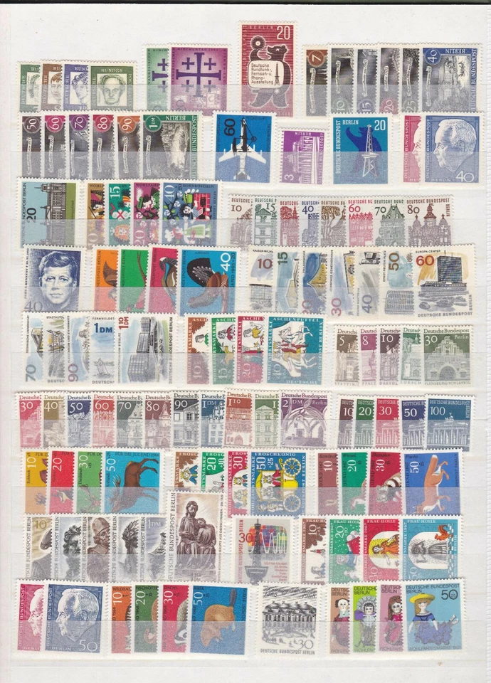 Germany WEST BERLIN MNH Collection 1955-1990 compl.+ booklet stamps! CAT 1200EUR - Image 2 of 4