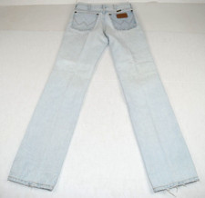 Vintage Wrangler Jeans 28 x 32 Pale Blue 90s High Waist Straight Leg High Waist