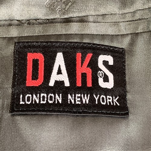Daks London New York Mens See Desc. for Meas. Charcoal Grey w Pinstripes 2 piece - Picture 11 of 22