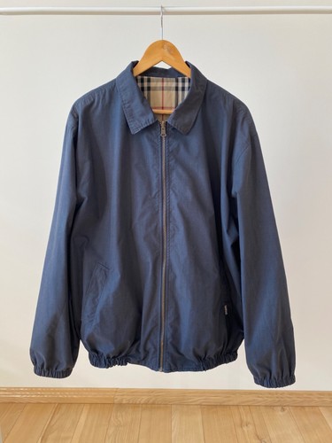 Vintage Burberry London Novacheck Reversible Bomber Jacket side xl - Picture 22 of 23