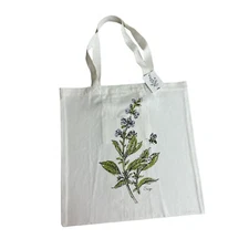 Tag Brand Herb Tote Bag Farmers Market Grocery Bag Sage NWT