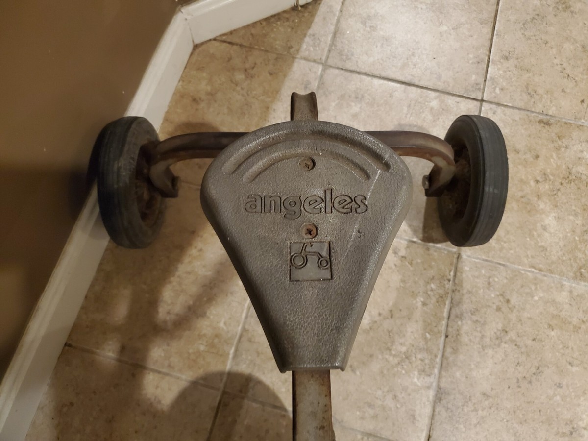 RARE VINTAGE Angeles Trike Metal Tricycle Bike Scooter Childs 