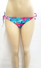 Xhilaration Women's Cheeky Strappy Floral Swim Bottom L, 503698, $14
