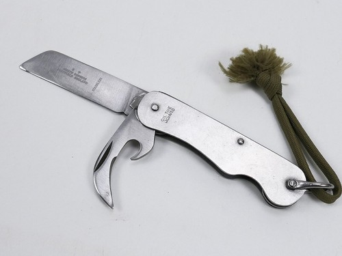 British Army Pocket Knife Taschenmesser Oil the Joints 1989 mit Widmung - Picture 5 of 12
