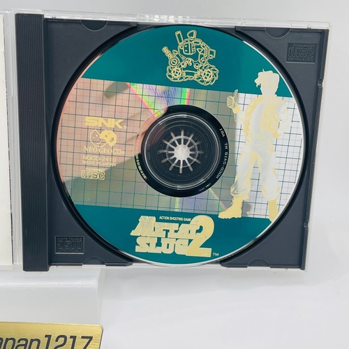 Neo Geo SNK METAL SLUG 2 CD NGCD NGCD-2410 NeoGeo 1998 with Manual Case Used - Picture 8 of 9