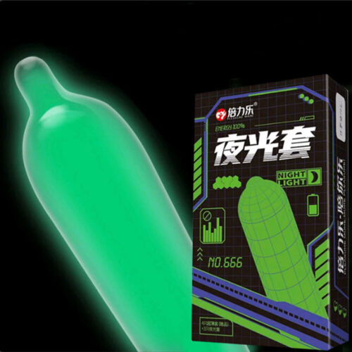 7Pcs/Box Night Light Condoms Glow In The Dark Lubricated Latex Condoms - Picture 10 of 11