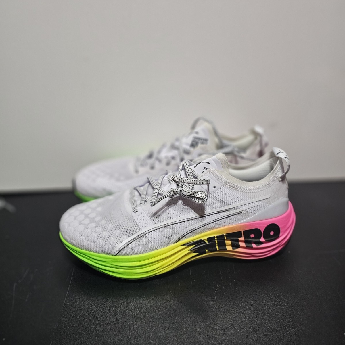 Puma ForeverRun Nitro Futrograde Running Shoes 380005-02 Size 10 Men White New New Puma ForeverRun Nitro Futrograde Running Shoes 380005-02  main image 3
