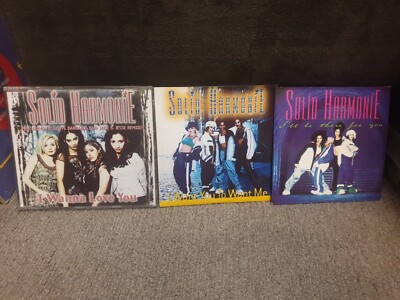 3 x Solid Harmonie CD Singles - I Wanna Love You, I Want You To Want Me, I'll Be