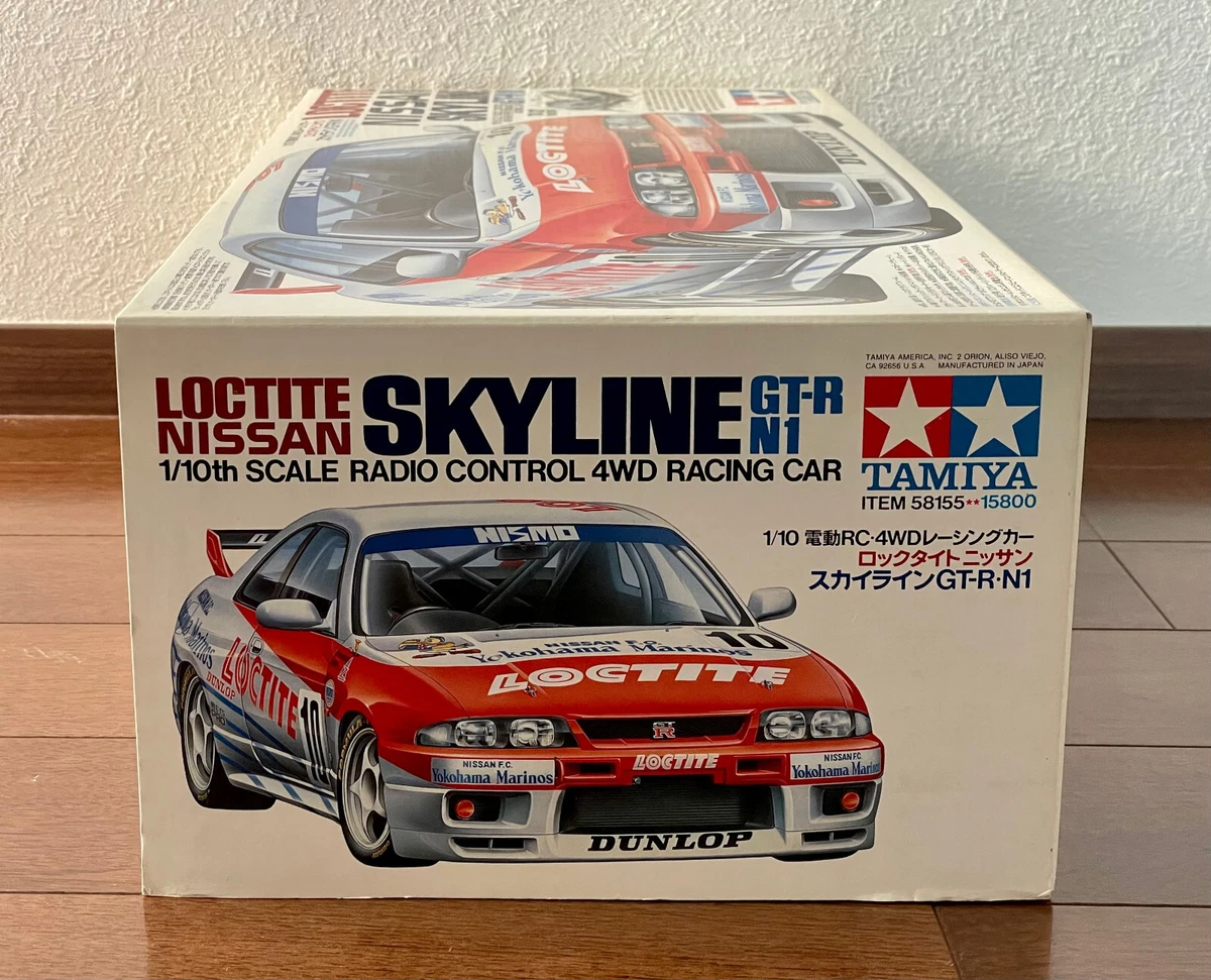 TAMIYA 58155 1/10 R/C Racing Car LOCTITE NISSAN SKYLINE GT-R N1 (TA02 Chassis)