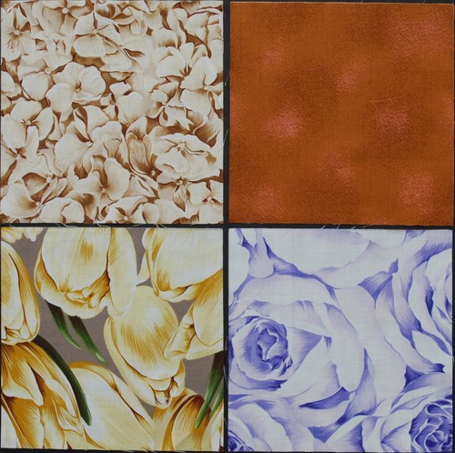 26 6" 100% Cotton Fabric Floral Squares Quilting Crafting Sew Woodrow IFB-136 - Picture 5 of 8