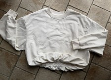 10Days Sweat Shirt Elfenbein Baumwolle Gr. S