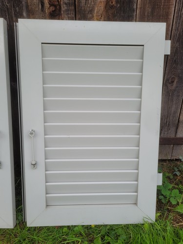 1 Paar Fensterladen - Aluminium - gebraucht - Höhe 76,5 cm - Breite ?? cm - Bild 12 von 19