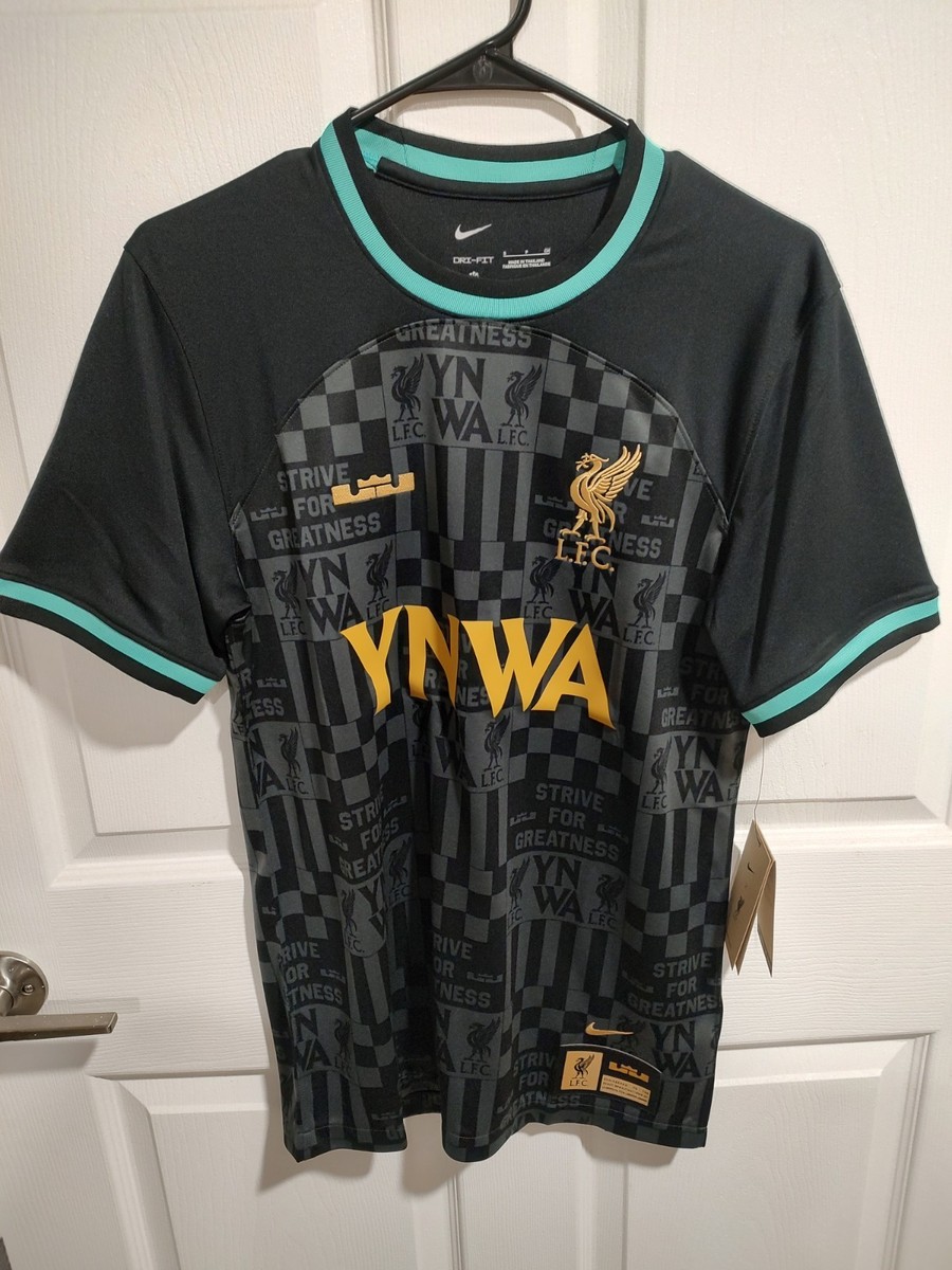 Nike LeBron X Liverpool FC Stadium Soccer Jersey FZ3199-011 Men's