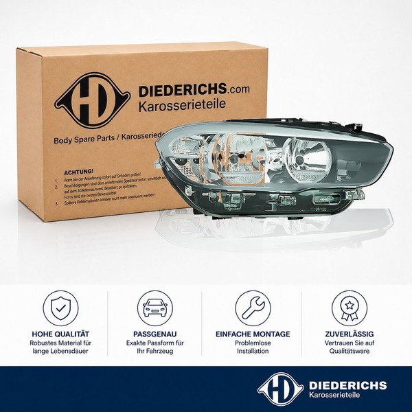 Hauptscheinwerfer Links Diederichs 1281183 FÜR BMW Frontscheinwerfer Frontlicht-image