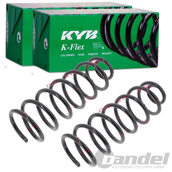 2X Kyb K-FLEX Fahrwerksfedern Hinten Passend FÜR CitroËN Evasion Peugeot 806-image
