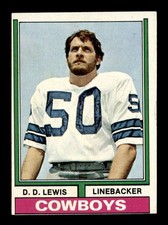1974 Topps #303 D.D. Lewis RC EX X3710936