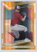 2022 Panini Elite Extra Edition Prime Numbers Gold 12/24 Mason Fluharty #158 2g0