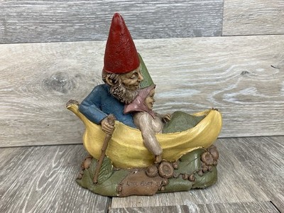 Forest Gnome Lovers   Love Boat   Tom Clark 1992 Vintage Figurine.