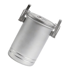 Stainless Steel Cooking Pot for Camping Steaming Boiling Braising 18x15cm 1.9qt