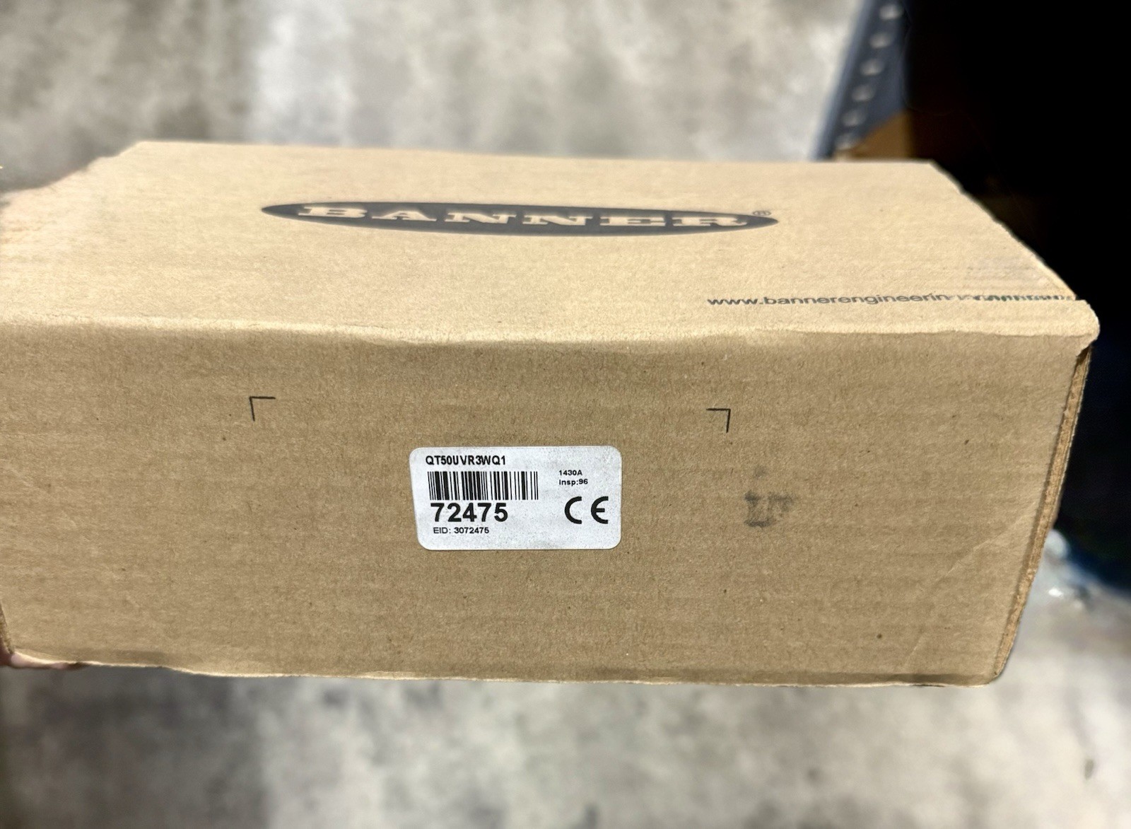 Banner QT50UVR3WQ1 Ultrasonic Proximity Sensor 72475