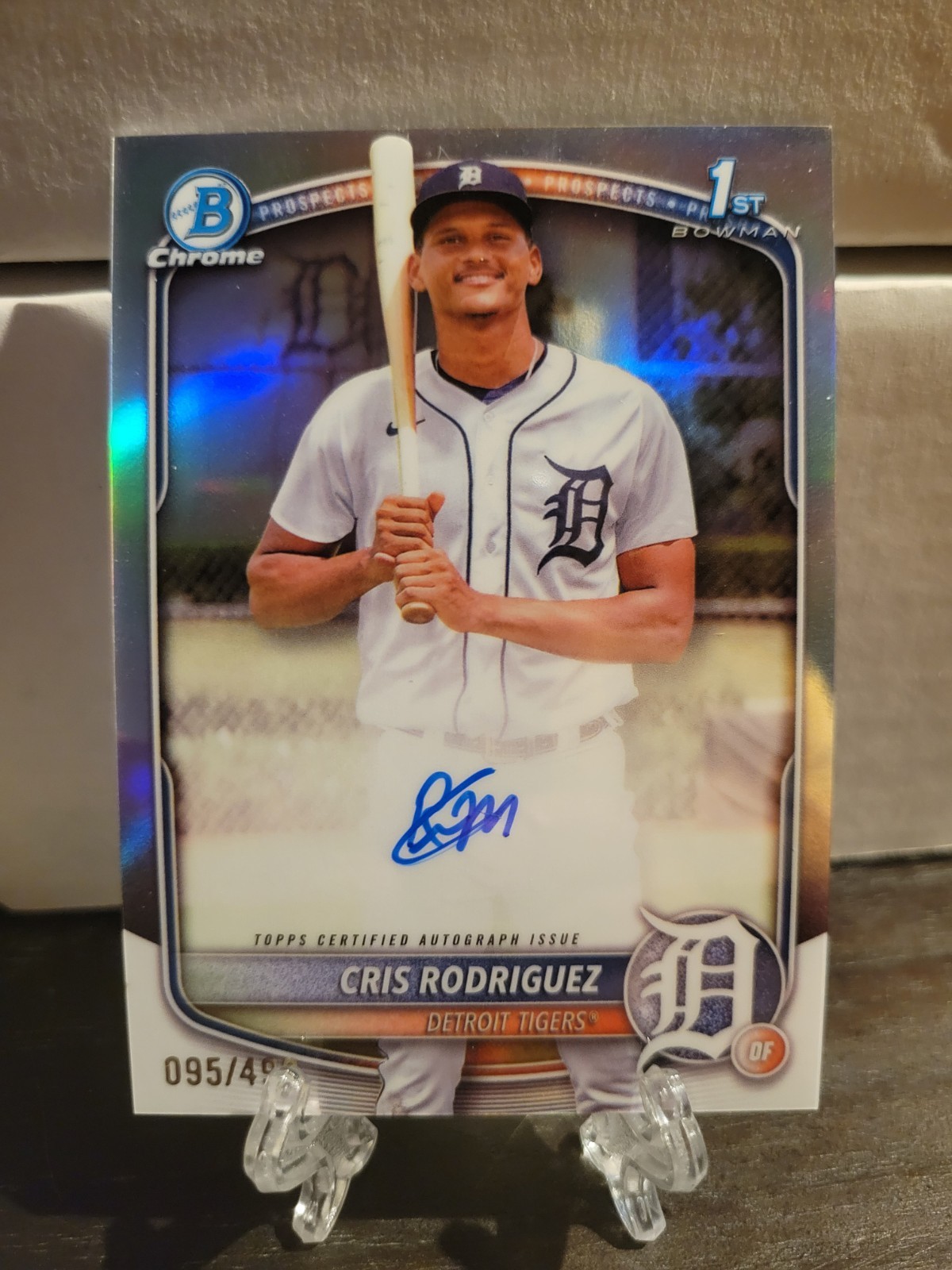 2025 Bowman Chrome Cris Rodriguez 1st Refractor Auto /499