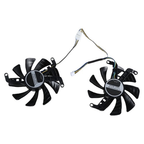 2Pcs T129015SU Graphics Card Cooling VGA Coolers Fan 4Pin for RTX2060 - Afbeelding 7 van 8