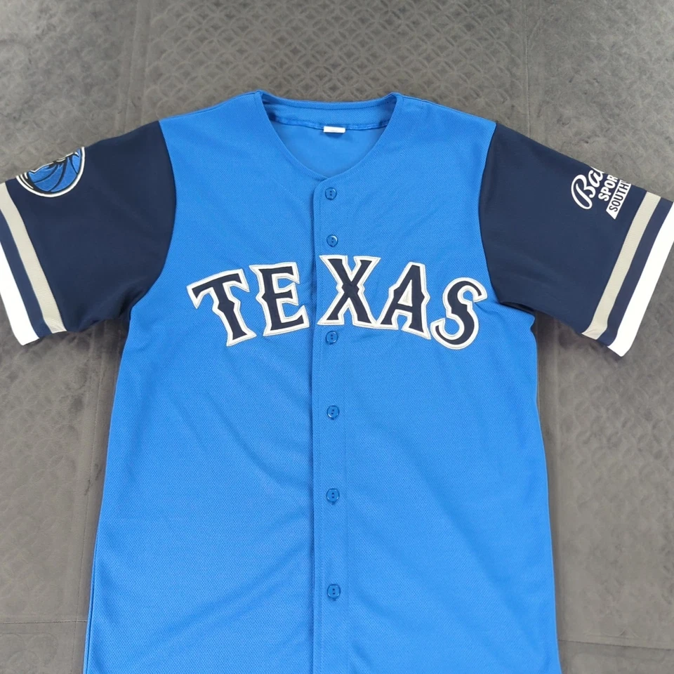Texas Rangers x Dallas Mavericks Jersey Nathan Eovaldi Giveaway Men Small - Image 4 of 4