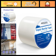 Heavy Duty Vapor Barrier Tape 8 Mil 6" x 180FT - Waterproof Sealing for Crawl Sp