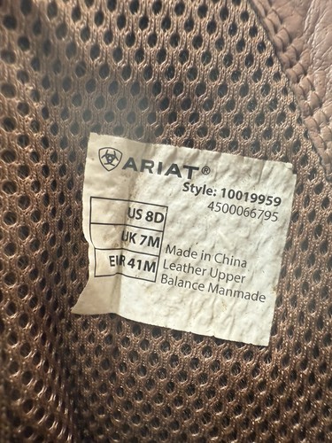 ARIAT Men's Size 8D Sport Patriot Sand Storm Camo American Boots 10019959 - Picture 9 of 9