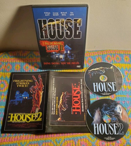 House (1985) & House II (1987) (2-Disc DVD Set) OOP Anchor Bay Horror mit Insert - Bild 1 von 10