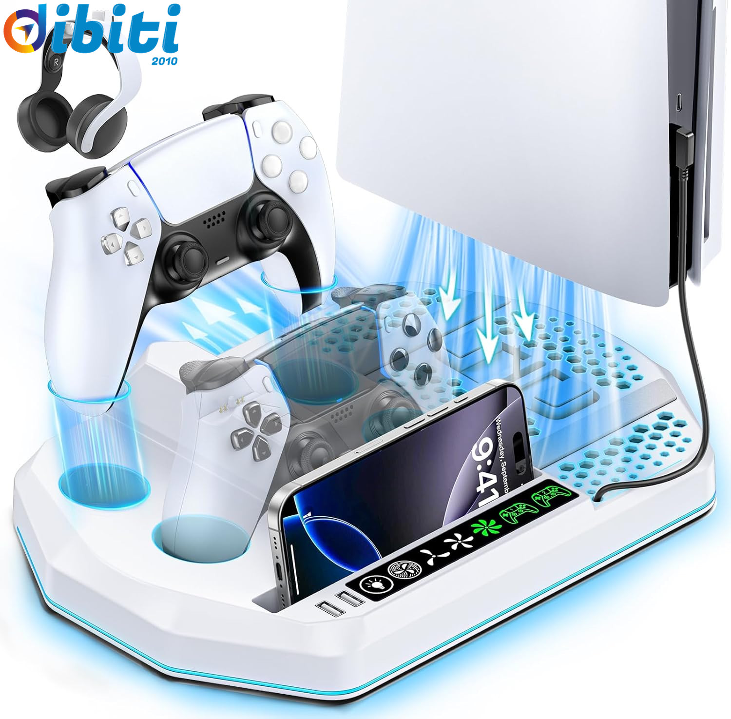 Stand Verticale PS5 Slim / Pro: Raffreddamento Silenzioso e Design