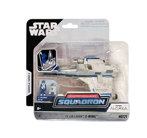 Nuevo Star Wars Micro Galaxy Squadron Teniente Callahan's E-Wing KE4-N4 Serie 6 Ahsoka - Imagen 1 de 7
