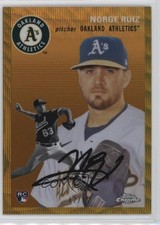 2023 Topps Chrome Platinum Anniversary Gold Wave Refractor 42/50 Norge Ruiz d4v