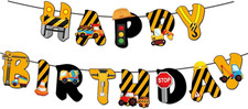 Construction Birthday Banner Construction Birthday Party Supplies Construction T