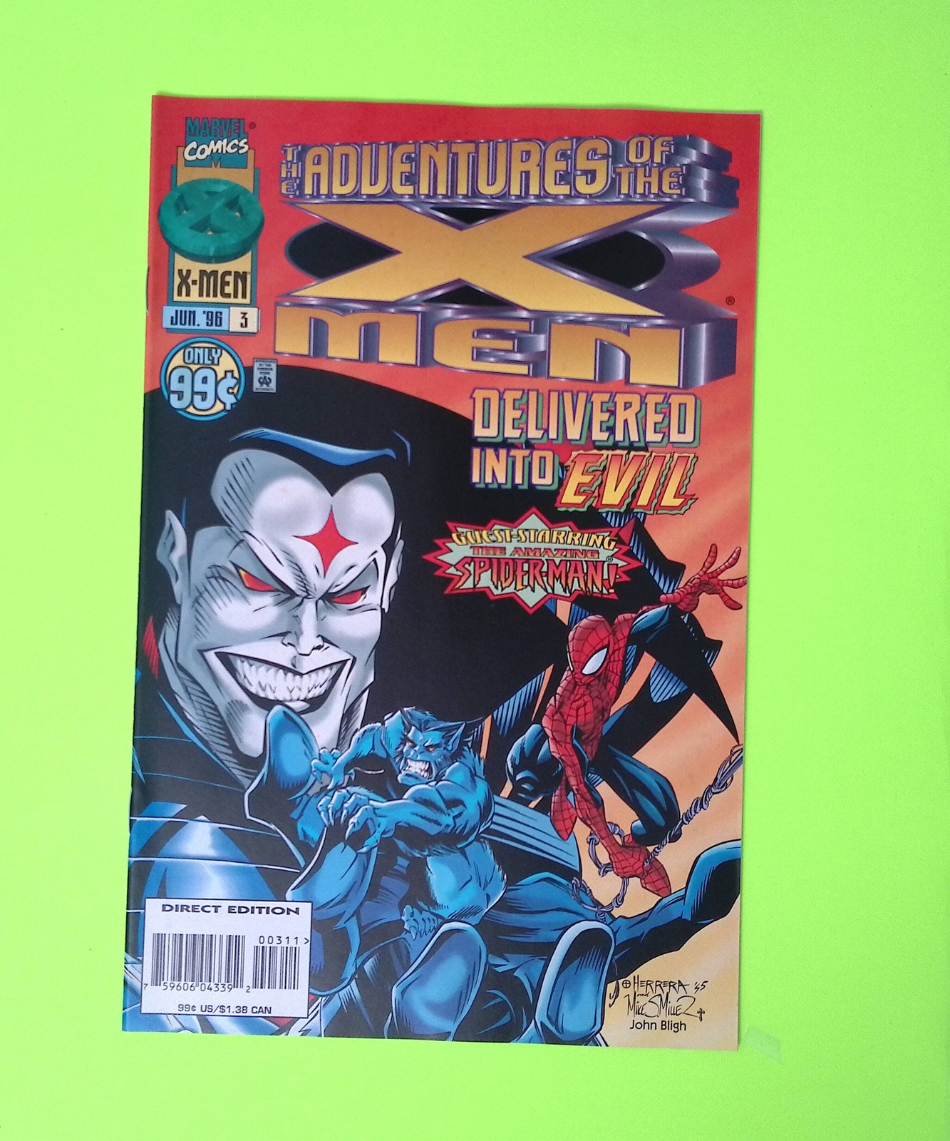 Adventures of the X-Men #3 1996 Marvel Comics High Grade Comic Book X241-163
