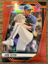2025 Panini Prizm - Jack Leiter, Jack Leiter #278 Red Prizm /299