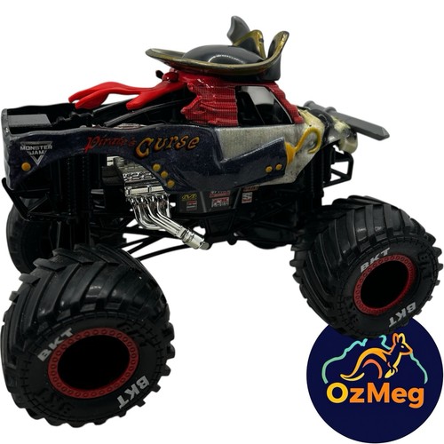 Monster Jam Oversized XL Pirates Curse Monster Truck Large 1:24 Rare Diecast 7”+ - Picture 3 of 9