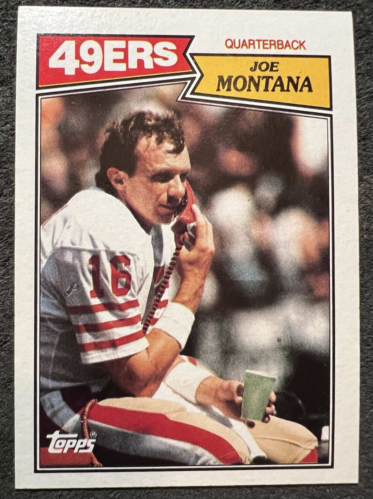 1987 TOPPS JOE MONTANA (SAN FRANCISCO 49ERS) #112 NM/MT