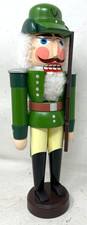 Nussknacker Jäger Erzgebirge DDR 27cm Weihna...