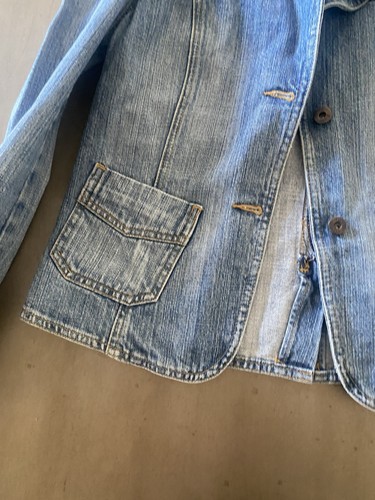 O'Neill Woman's Denim Jacket Size Medium Buttons Y2K - Picture 7 of 17