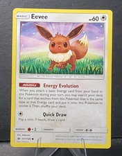 Pokemon 101/149 EEVEE Set Base Sole e Luna carta collezionabile comune NM/MT