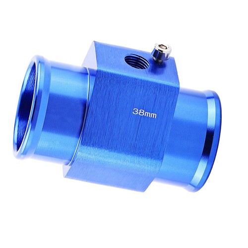 Metal Water Temp Joint Pipe Hose Temperature Sensor Adapter Blue 38mm GDS - Picture 10 of 22