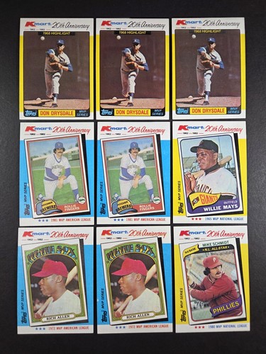1982 Topps/Kmart Lot X 41 W/ Dupes. NM/NM-MT!! Combined Shipping!! - Picture 3 of 6