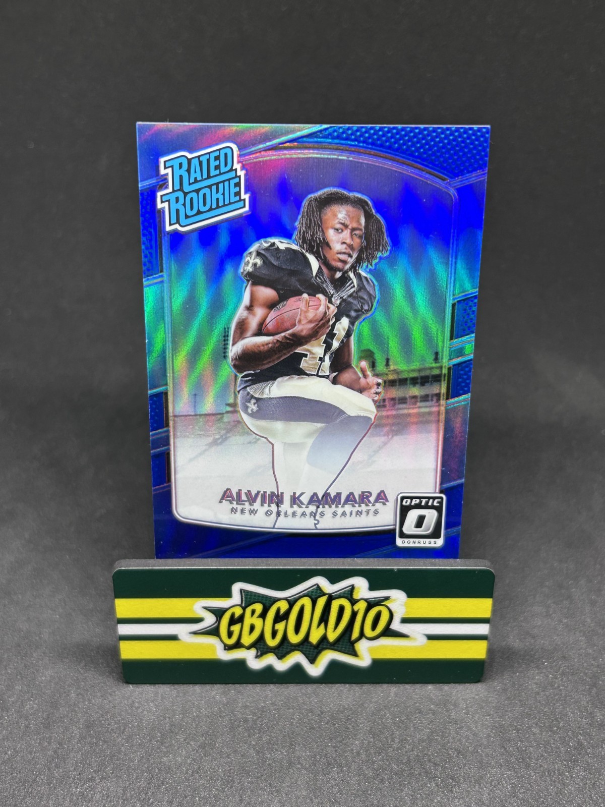 2017 Panini Optic Alvin Kamara Blue Prizm /149 Rookie RC