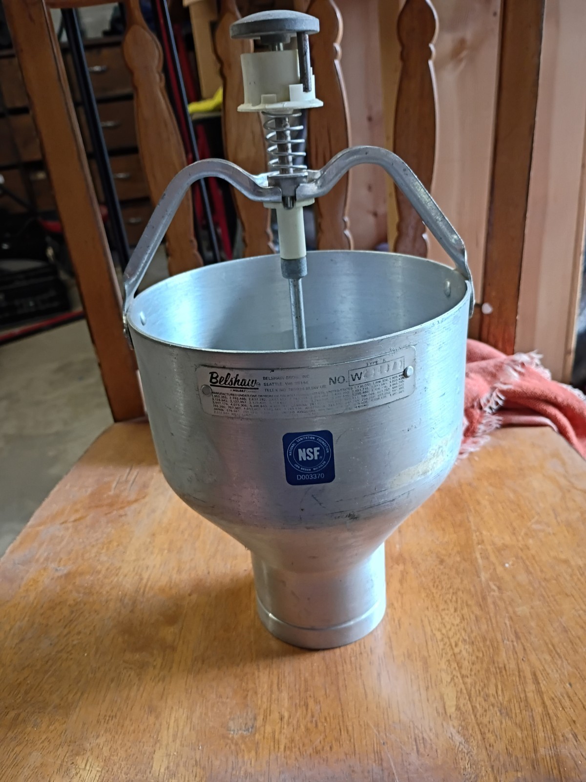 Belshaw Type K Pancake Dispenser Depositor Batter Waffle Batter Muffin Maker