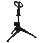 1Pc Drehbare Stativ Mikrofon Ständer Halter Stabile Mikrofon Halterung (Schwarz)