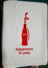 Vintage Coca-Cola Coke Golf Towel ProTowels Red Bottle Bag Clubs Clip-On
