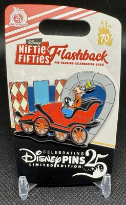 Disney Niftie Fifties Flashback Playing in the Park Goofy Mr. Toad LE ...