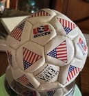 Vtg Official 1994 FIFA WORLD CUP US Men's National Team MINI SOCCER BALL 32 Yrs — photo 7
